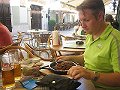  Lunch fajitas.Och �l!